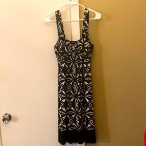 Karen Kane black and brown stretchy sundress